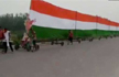 35 Kanwar pilgrims carry 361-feet long National flag in UP